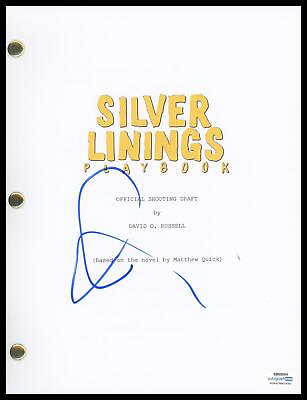 #ad #ad Jennifer Lawrence quot;Silver Linings Playbookquot; AUTOGRAPH Signed Script Screenplay $325.00