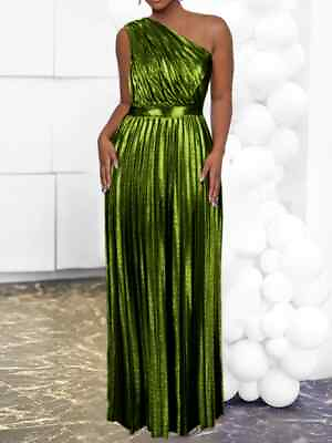 women Plus Size Party Dress Women#x27;s Evening Dress Shiny Bronze Party Dress $85.41