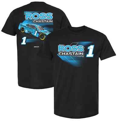 #ad Trackhouse Racing Team Collection Black Ross Chastain Car Gildan Shirt $29.99