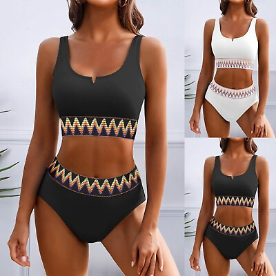 #ad Bikinis Swimwear For Women Plus Size Floral Print Stretch Loose Swimming Sailing $14.39