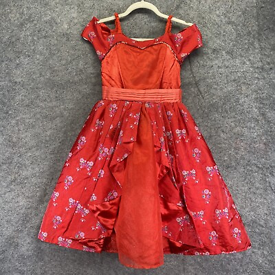 Disney Parks Original Princess Dress Red Girls Size Medium $29.99