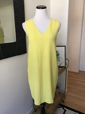 Yellow Short Shift Work Summer Juniors Small Dress Cute Trendy $60.00