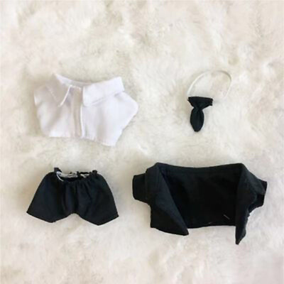 Cute For 10cm Plush Doll Toy Coats Pants 4 Suits Outfit Clothes Clothing Costume $15.80