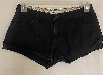#ad Shorts Junior Size 7 Black L.E.I. Brand $$ REDUCED $$ $4.25