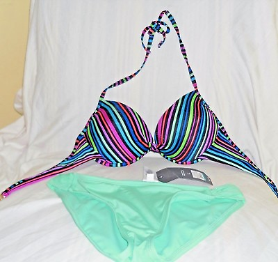 #ad CALIFORNIA WAVES BIKINI SET SIZE L XL swimwear GIRLS teens SWIMWEAR $12.75