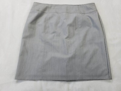 Worthington Pencil Skirt Short Length Plus Size 16 Gray Career Back Vent EUC $15.00
