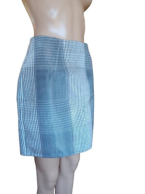 #ad Alexander Wang Womens Gray Straight Pencil Skirt Short Geometric Print Size 4 $65.00
