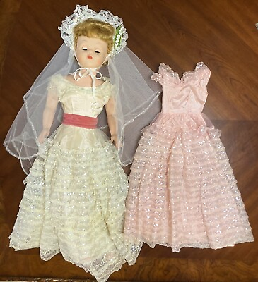 #ad Vintage 1950’s Betty the Beautiful Bride W Box Extra Dress $110.00