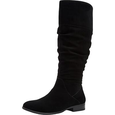 #ad Style amp; Co. Womens Kelimae Wide Calf Almond Toe Knee High Boots Heels BHFO 0506 $20.99