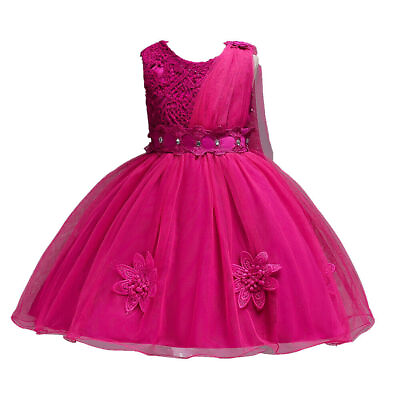 #ad Children#x27;s Dressess Girls Dress Flower Princess Dress For Party Wedding Birthday $15.99
