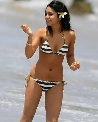 #ad Vanessa Hudgens In Bikini On The Beach 8x10 Picture Celebrity Print $6.99