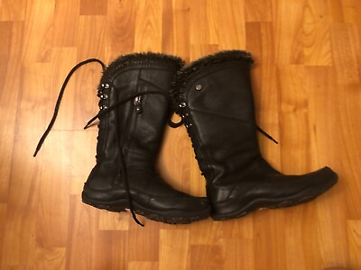 #ad The North Face Black Lace up Primaloft 200 Gram Insulation Boots Size 7 $43.00
