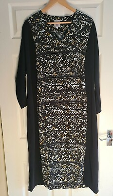 #ad Wall London Long Maxi Dress Large NWT Bust 40quot; 14 16 GBP 49.00