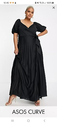 #ad Womens Plus Maxi Dress By ASOS Design CURVE .Size 18.BNWT GBP 43.00