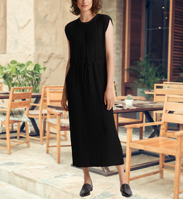 #ad #ad Club Monaco Women#x27;s Woven Black Maxi Dress Retail $279 $79.99