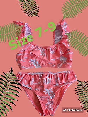 #ad Brand New Girls Size 7 9 Swimsuit $7.99