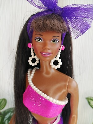 #ad 🩷🩷Vintage Pearl Beach Christie AA Barbie#x27;s Friend Doll In Pink Bikini 1997🩷 GBP 17.00