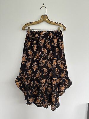 #ad Women’s Floral Midi Skirt $10.00