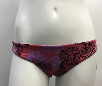 #ad RVCA Tropic Punch Cheeky Bikini Bottoms Swimwear Size M… $18.75