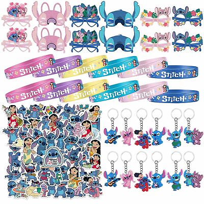 #ad 86Pcs Stitch Birthday Party Favors Stitch Birthday Party Supplies Include 12p... $35.73
