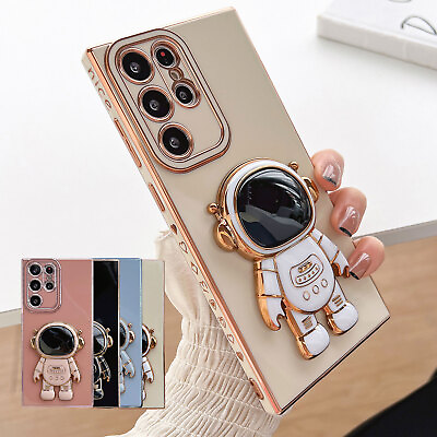 For Samsung Galaxy S23 Ultra S22 S21 S20 FE Cute Shockproof Astronaut Stand Case $9.99