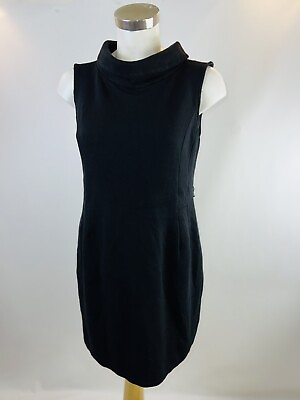 Forever Dress Womens Black Medium M Short Cowl Neck Sleeveless $15.99