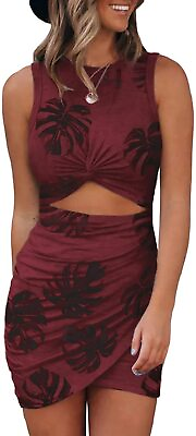 #ad Womens Sexy Cotton Sleeveless Slit Two Piece Maxi Skirt Set $83.00