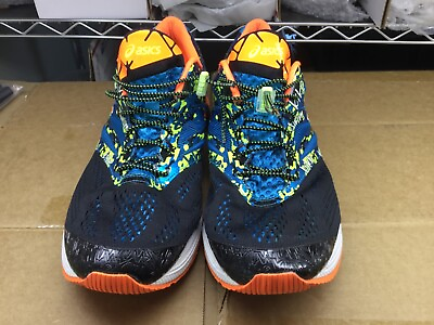 ASICS GEL Noosa Tri 10 Men’s Running Shoes Orange Green Yellow Size 13 $39.00