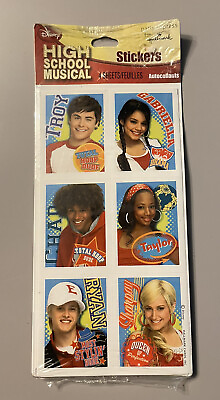 High School Musical Stickers 4 Sheets Sealed Disney Hallmark Party Express $15.00