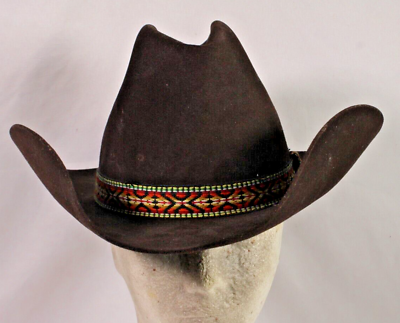 #ad Sears and Roebuck Co Westerner Men#x27;s Cowboy Hat Brown Prime Felt $60.63