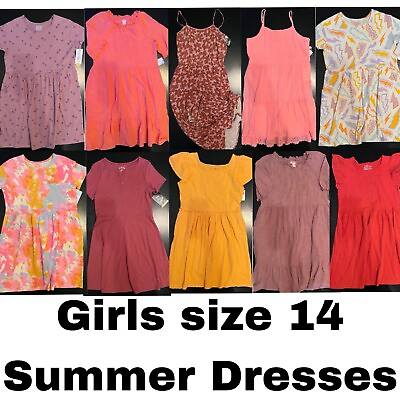 #ad New Summer Dress Bundle Size 14 Girls $100.00