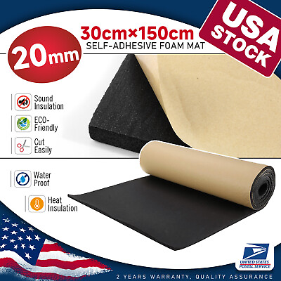 #ad Neoprene Adhesive Foam Rubber Sheet 20MM Thick X 12 Wide X 59 Long DIY Gaskets $19.49