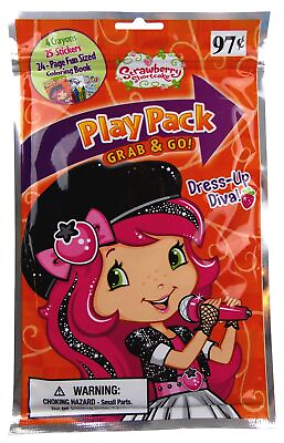 #ad Strawberry Shortcake DressUp Diva Play Pack Set 9 Halloween Trick or Treat Party $13.19