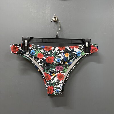#ad Women’s Floral Cheeky Bikini Bottoms sz Medium $5.60