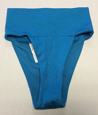 #ad Aerie Women#x27;s Blue Bathing Suit Choose Triangle Top High Cut Cheeky or Bikini $13.99