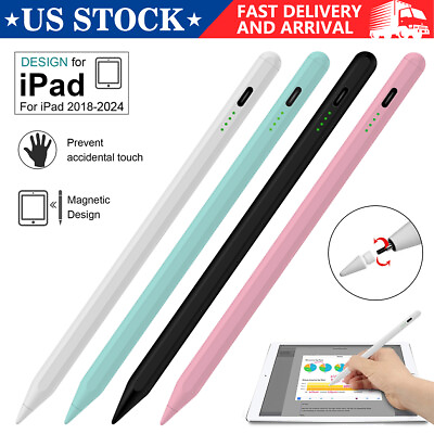 #ad For Apple Stylus Pencil iPad 10 9 8 7 6th Gen Air 5 4 3 iPad Pro 2018 2024 Pen $11.99