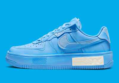 Nike Air Force 1 Fontanka University Blue White Sneakers DH1290 400 Womens Size $100.00