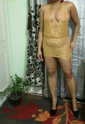 #ad Ladies Micro Mini Dress Women#x27;s Lace See Through Net Tunic Short Party Dresses GBP 14.38