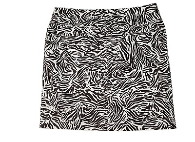 #ad Chicos Womens Pencil Skirt Stretch Knee Length Pockets Animal Print Size 2.5 $17.95