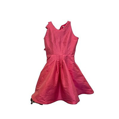 #ad fiveloavestwofish Pink Satin Party Dress Girls Size 8 NWOT Barbie Core $22.00