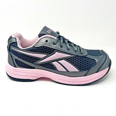 Reebok Work Ketee Black Pink Oxford Womens Wide Steel Toe Shoes RB164 $39.95