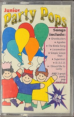 #ad Junior Party Pops Various Artists 1991 UK Cassettes For Young People PT 236 GBP 4.28