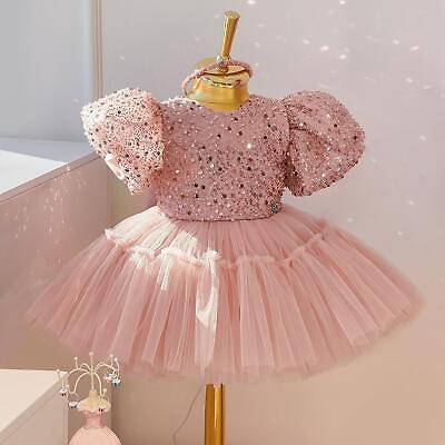 #ad DressesDress For Baby Girl Clothing Princess Party Dress Christening $25.51