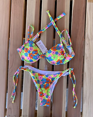 #ad woman 2 piece bikini new size S $12.00