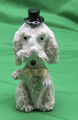 #ad Vintage Spaghetti Poodle With Nodding Head Made In Japan $12.00