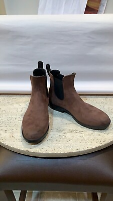 #ad COMFORTVIEW #x27;#x27;DELIAH #x27;#x27; BROWN SUEDE ANKLE BOOTIE 9 WIDE $25.00