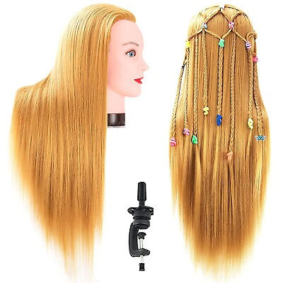 Mannequin Doll Head for Hair Styling Training Head Braiding for Little Girls Ma $23.99
