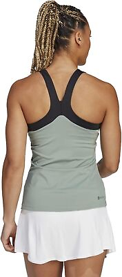 #ad adidas Womens Plus Size Tennis Y Tank Top Color Silver Green Black Size 1X $55.00