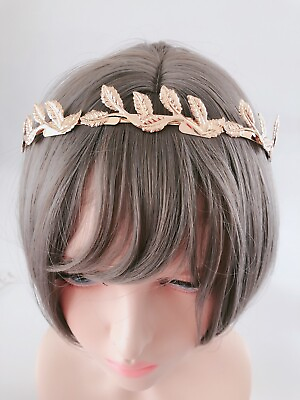 #ad #ad Women Gold Leaf Metallic BOHO Prom Hair Headband band Crown Tiara Hairpiece Hoop AU $22.50