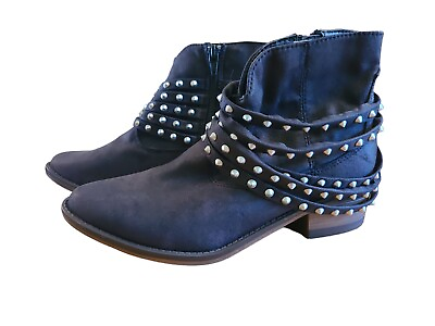 #ad Women#x27;s Studded Ankle Boots Size 6 $4.79